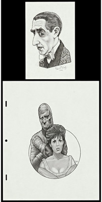 Frank Dietz (1999). Very Fine+. Original Art 2 -5.25 X 8.5 -10.5 X 13 + Fan Mag.