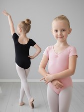 Kids and Toddler BALLET DRESS Gymnastics Leotards Dance Costume Short Sleeves