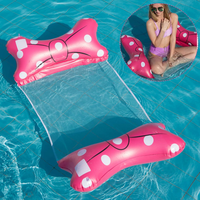 Aufblasbare WasserhäNgematte 4-In-1 Pool Lounge FüR Erwachsene Kinder