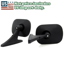 BLACK DOOR MIRRORS L/R FIT FOR DATSUN SUNNY 120Y 140Y 140J 160J B10 B11 110 B210