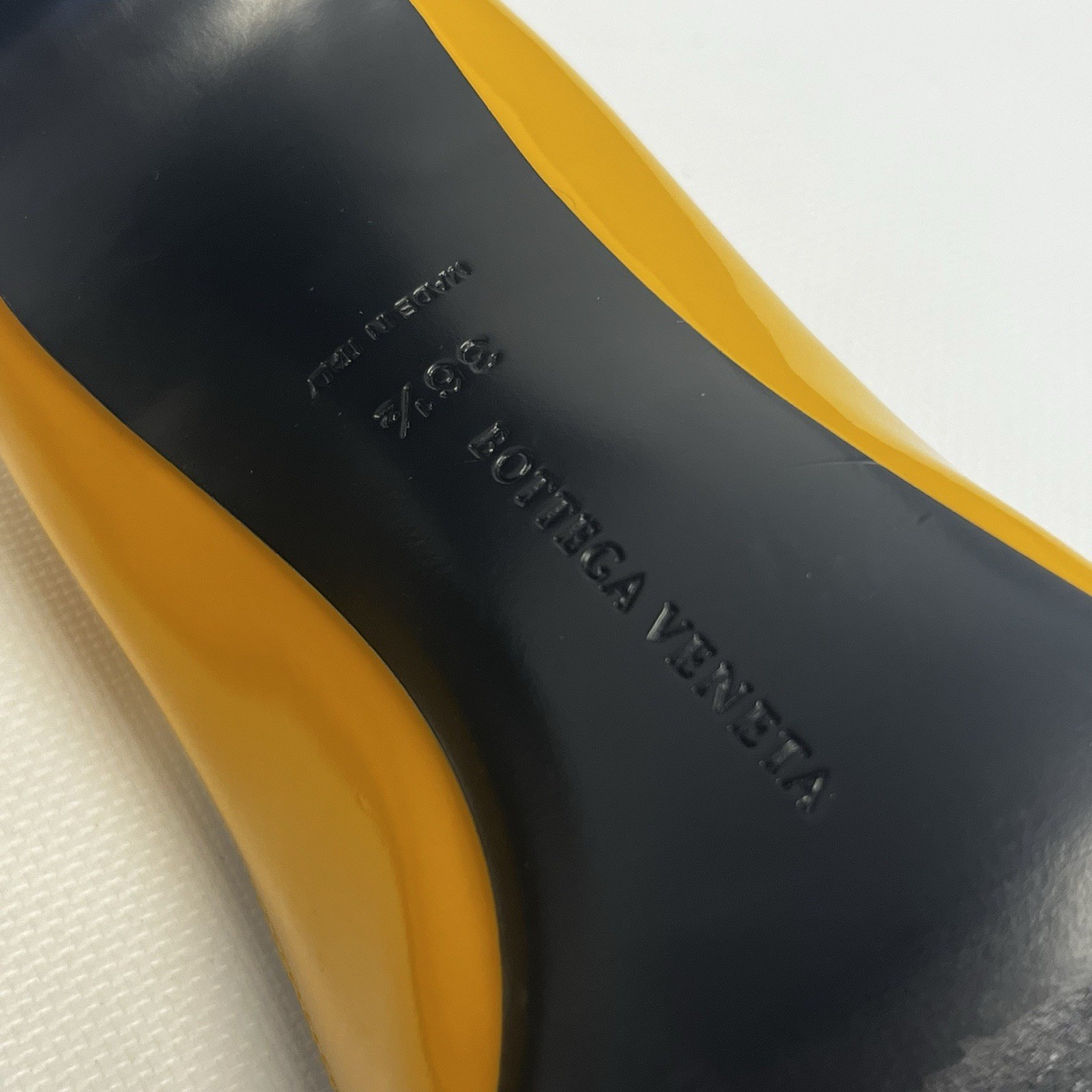 BRAND NEW Bottega Veneta Leather Patent Isabella Sunset Block Heels pumps 36 1/2 thumbnail 11