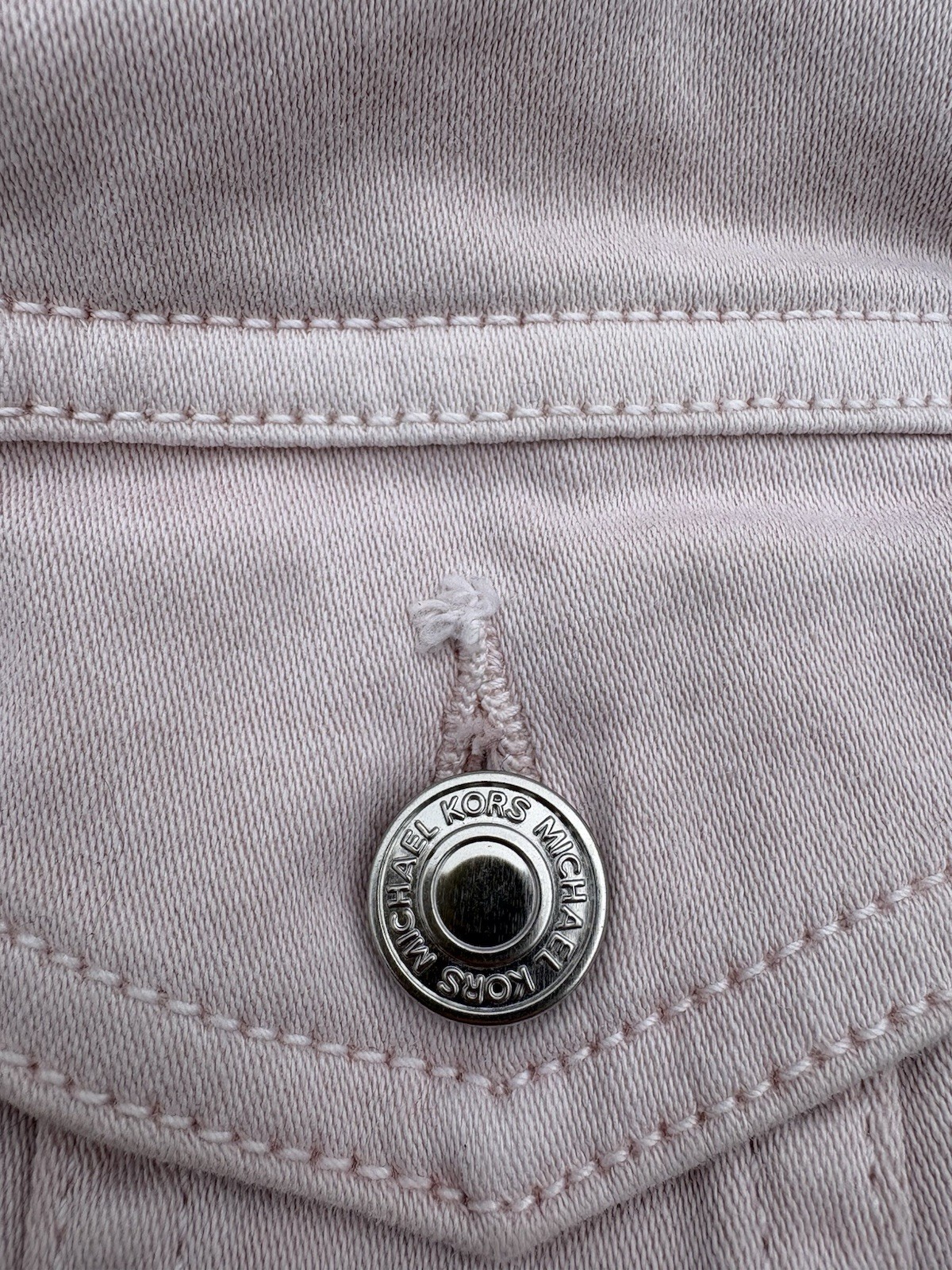 MICHAEL KORS Basic Button Front Denim Jacket Blos… - image 11