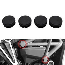 Motorcycle Frame Hole Cover Caps Set of 4 For Ducati Ducati X Diavel 1260/S