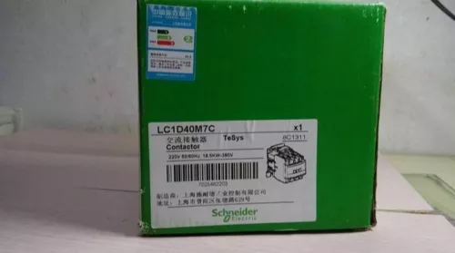 1 PIEZA Nuevo Contactor de CA Schneider TeSys LC1D40M7C LC1D40M7 AC220V LC1D40-M - Imagen 1 de 1