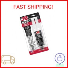 J-B Weld 50139 Plastic Bonder Body Panel Adhesive and Gap Filler Syringe - Black