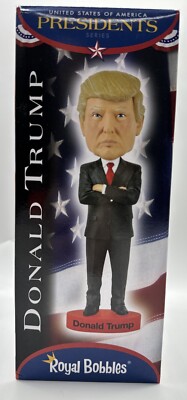 Donald Trump Royal Bobbles Trump Bobblehead 2016-1019 Era. NIB