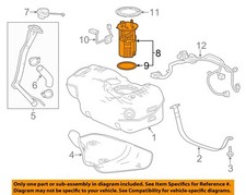 GM OEM 13-15 Spark EV Fuel System Fuel System Components-Fuel Pump Assy 13592603