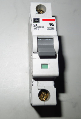 Cutler Hammer WMS1C04 C4 Circuit Breaker 240V