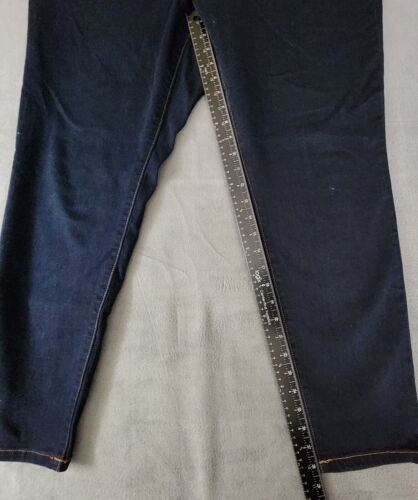 Jeans da donna Chaps 20 W blu scuro lavaggio skinny elasticizzati plus - Foto 3 di 5
