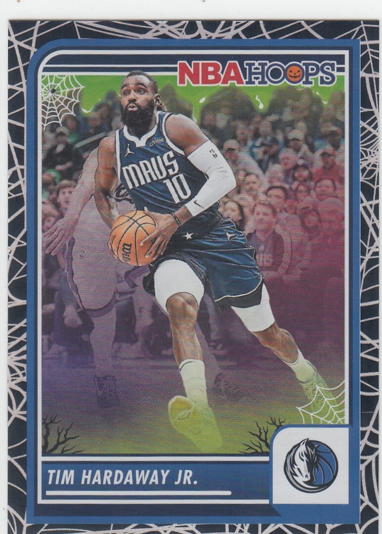 2024 Tim Hardaway Jr Haunted Hoops HOLO WEBS Parallel #136 - Mavericks Knicks