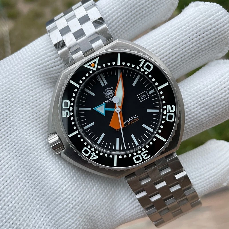 STEELDIVE Men Diver Watch Sport Automatic Wristwatch 120Bar BGW 9