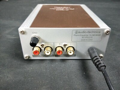 Audio technica AT-PEQ20 フォノイコライザー　MC/MM共 audio-technica MC/MMフォノイコライザー AT-PEQ20 イコライザー