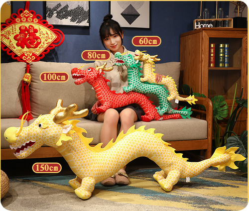 Chinesische Loong Puppe Drache Plüschtier Drachenpuppe - Bild 2 von 15