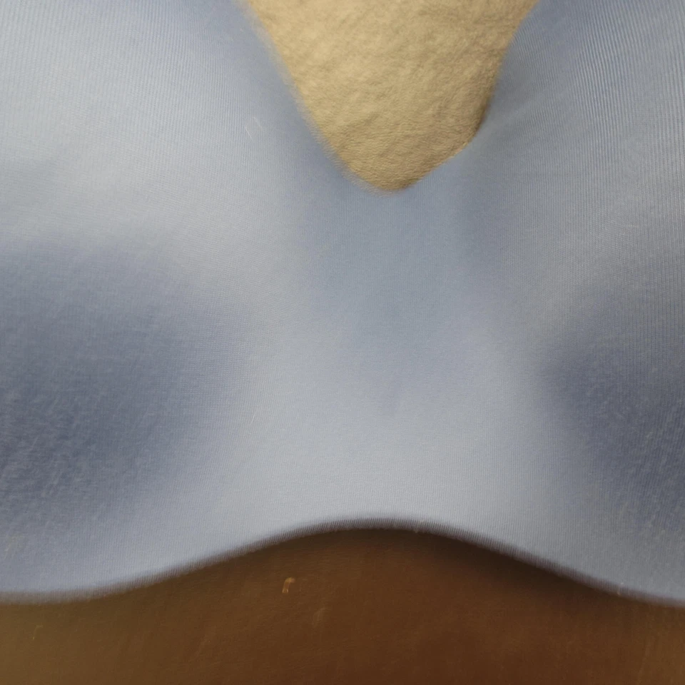 Sujetador Hanes Talla 3XL Azul Acolchado Inalámbrico Cierre Ajustable Espalda Foto 3 de 4