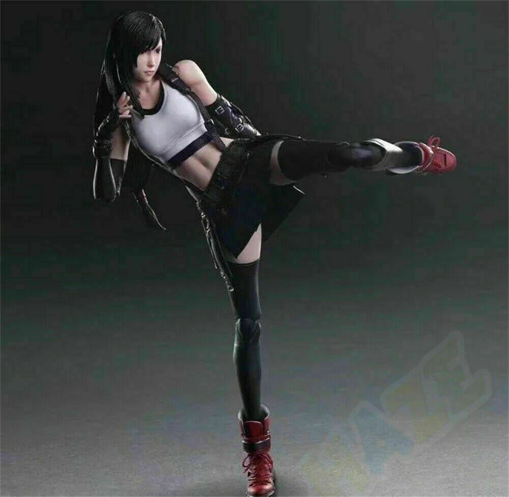 Play Arts Kai Tifa Lockhart Final Fantasy VII 10" Action Figure Collection New