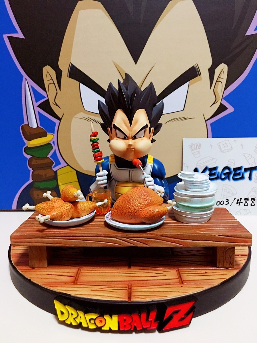 Dragon Ball Son Goku Vegeta Eating Resin Model Statue A+ Studio In