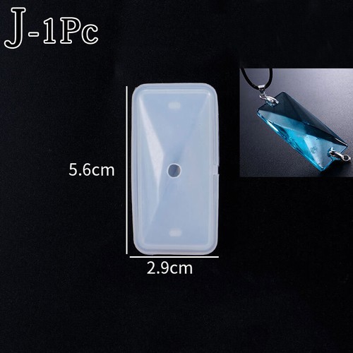 Silicone Mold Crystal Jewelry Pendant Earrings DIY Resin Mould Craft Making Tool - Picture 19 of 21