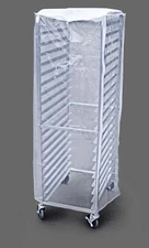 530387 Commercial-Grade Sheet Pan/Bun Pan Rack Cover, Plastic, 20-Tier, 28" L X