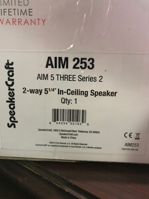 Speakercraft Time Three Motorized In Ceiling Speaker For Sale