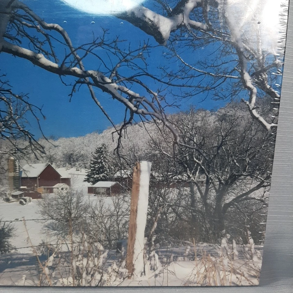 Golden Royale 1,000 Piece Jigsaw Puzzle Landscape Snowy Farm 4777-04 New Sealed - Image 3 of 4