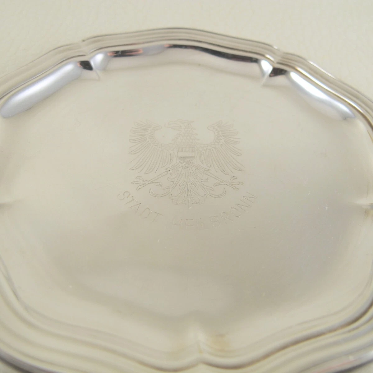 Pair of Stadt Heilbronn Coat of Arms Silverplate Dishes by BRUCKMANN | eBay