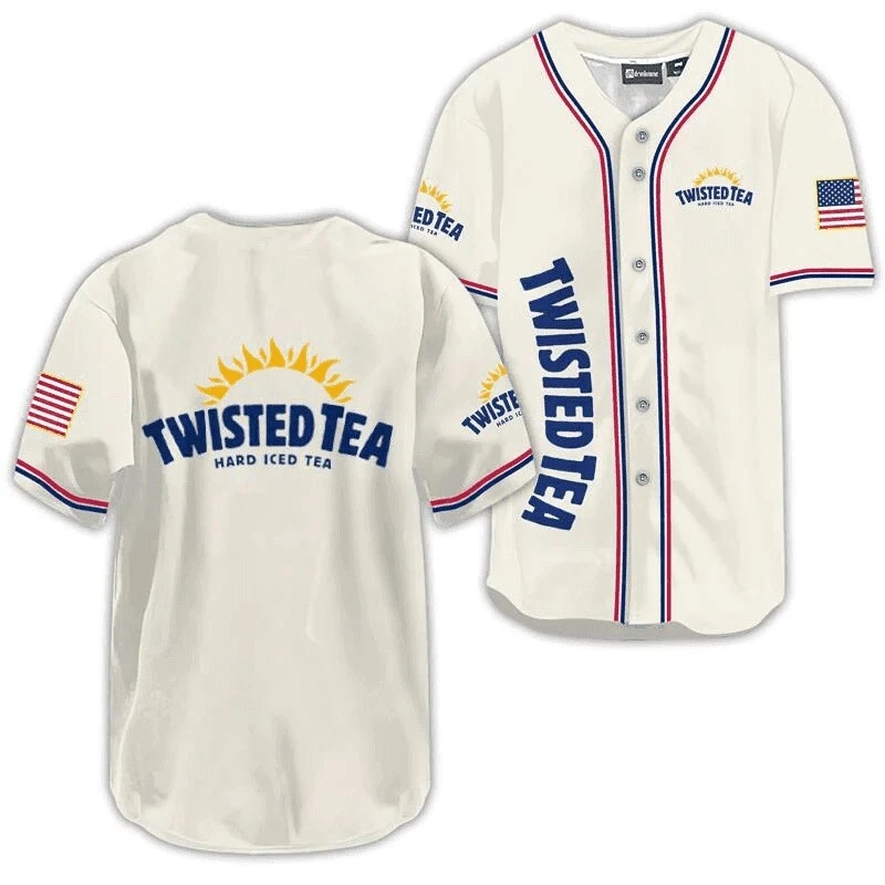 Twisted Tea Beer Baseball Jersey Shirt, Twisted Tea Beer Lover Button Down Shirt