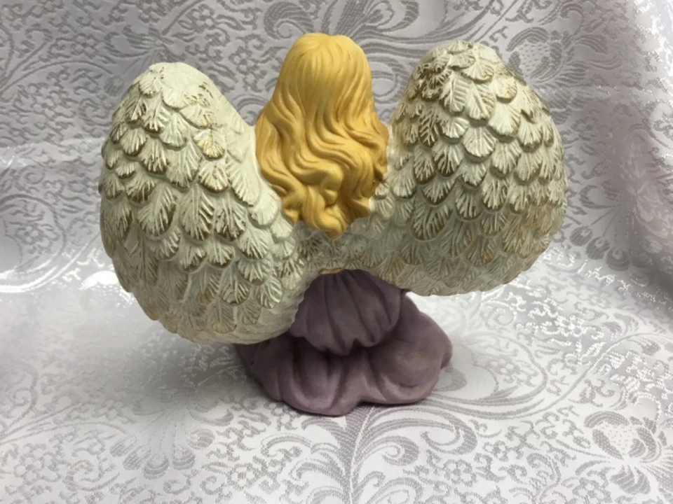 "Figura de ángel arrodillado The Nativity 2002 Home Interiors repuesto de 5"" de alto" Foto 3 de 4