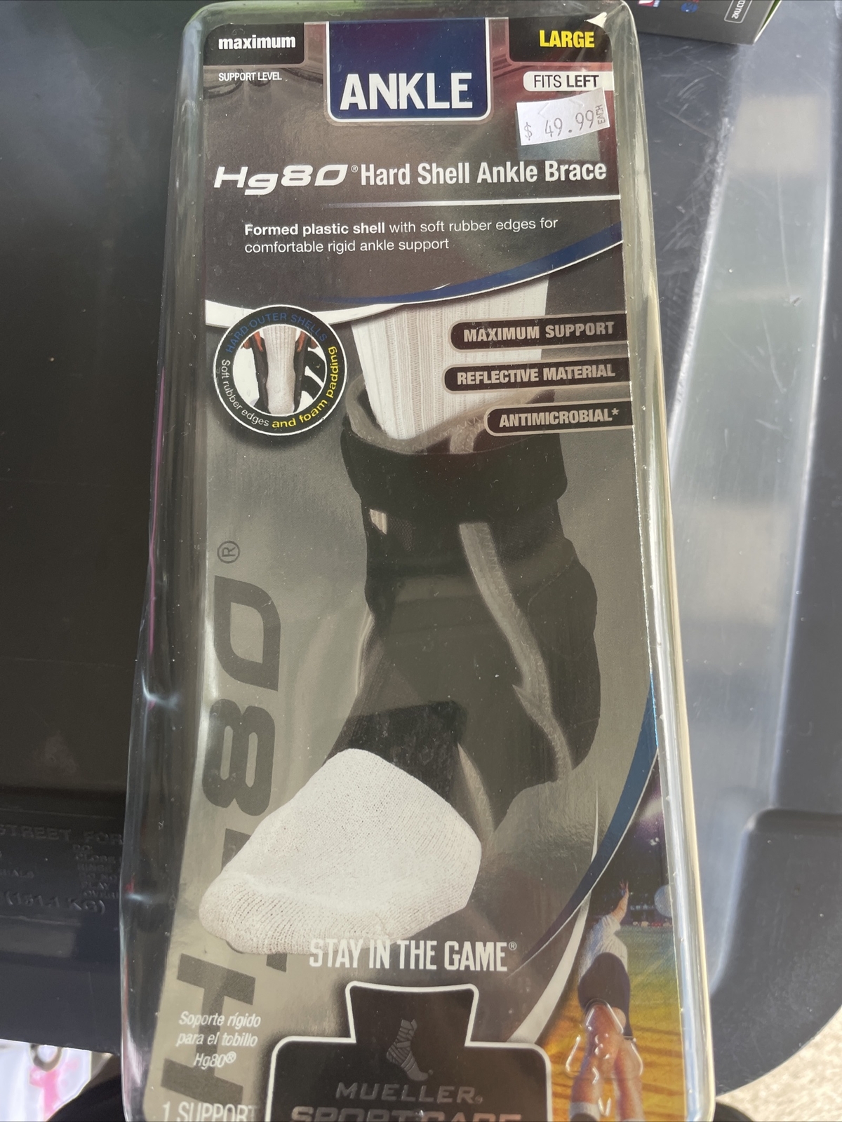 mueller ankle brace HG80 Hard Shell. S Fits Left Fits Rigth | eBay