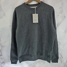 Everlane Sweatshirt Mens Medium Gray The Track Pullover Uniform Heathered Crew