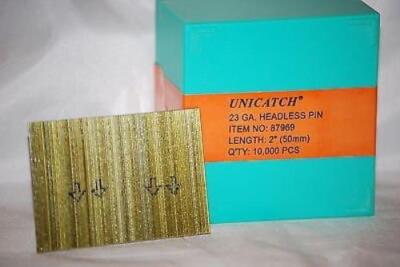 2'' 23 Gauge Galv. Headless Pins Fits:Grex, Senco,Bostitch 10,000/Box