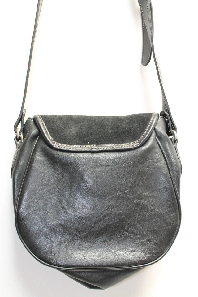 ESPRIT borsa tracolla stile scozzese in pelle e camoscio foderata mis. Media - Imagen 2 de 4