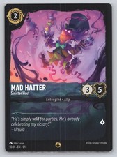 Disney Lorcana - Mad Hatter - Sinister Host 10/31 Illumineer's Quest -z236