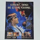 Street Fighter Alpha 2 Sega Saturn Sony PS1 Personal Print Ad/Poster Promo Art