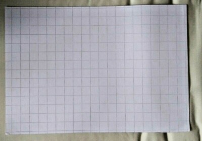 20 mm Quadratrasterpapier (Neue Packung 20 x A3 Blatt 20 mm Quadrate - beidseitig)
