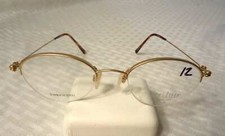Vintage Charmant Eyeglass Frames Synthes-Eyez Gold 50-21 145 CH3446 Lot C11
