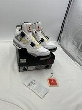 Nike Air Jordan 4 White Cement 2016 Size 10 840606-192 OG IV Retro