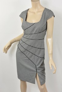 black halo white dress