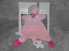 Osgood Textiles chick comforter soft toy Pitter Patter pink blankie duck bird