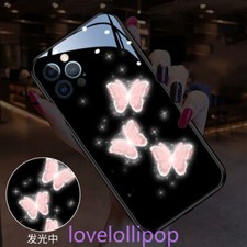Glow Butterfly LED Light up Phone Case Cover for Samsung Galaxy S25 S24 Ultra 23