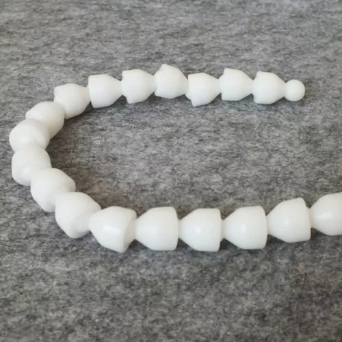 1M Toy Skeleton Accessories Joint White Plastic for Plush Doll Making Flexible - Picture 4 of 10
