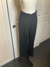 Vintage Black 100 Wool Trouser Style Pants, 1940  s Style