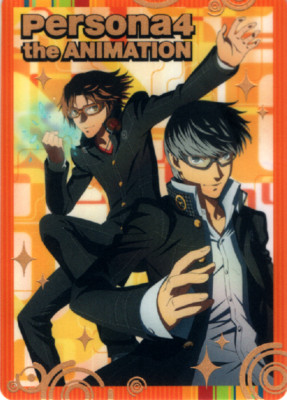 Persona 4 Trading Card P4A Bonus Pack SP 05 Yu Narukami x Yosuke