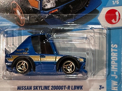 2025 🔥 HOT WHEELS, NISSAN SKYLINE 2000GT-R LBWK, 1/5 FACTORY