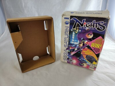 Nights Into Dreams Sega Saturn Original Authentic Box And Insert Only