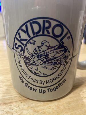 Skydrol Hydraulic Fluid Boeing 737 Aircraft Airline Aero Monsanto Coffee Mug Cup