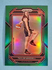 2023 Panini WNBA Prizm GREEN RC Taylor Mikesell Atlanta Dream #145