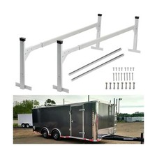 Aluminum Trailer Ladder Rack 6ft To 9ft Adjustable Trailer Roof Ladder Rack ...