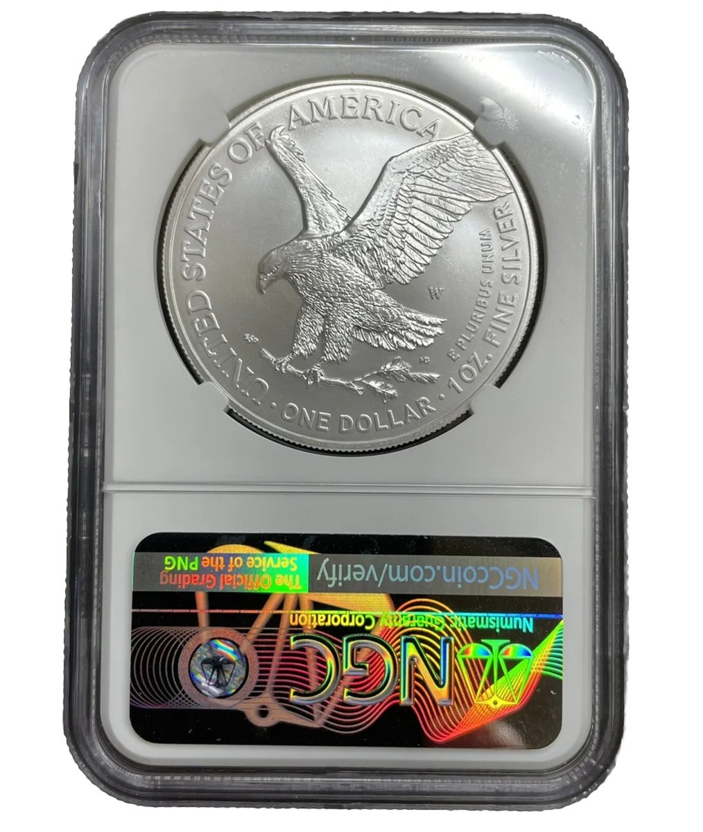 2022 W burnished silver eagle early release NGC MS70 | eBay