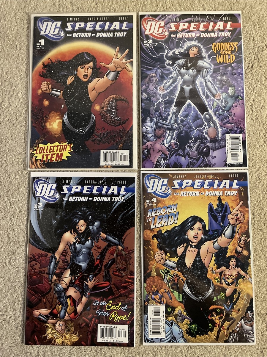 The Return of Donna Troy Complete Series 1-4 NM DC 2005 Comic
