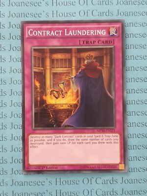 MP16-DE171 Vertragswäsche Yu-Gi-Oh Karte 1. Auflage Neu